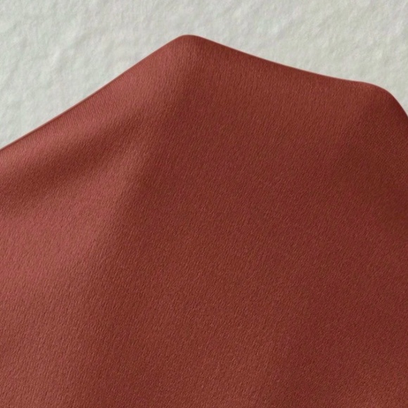 Classic Satin Pleated Solid Tank Top - Picture 5 of 12